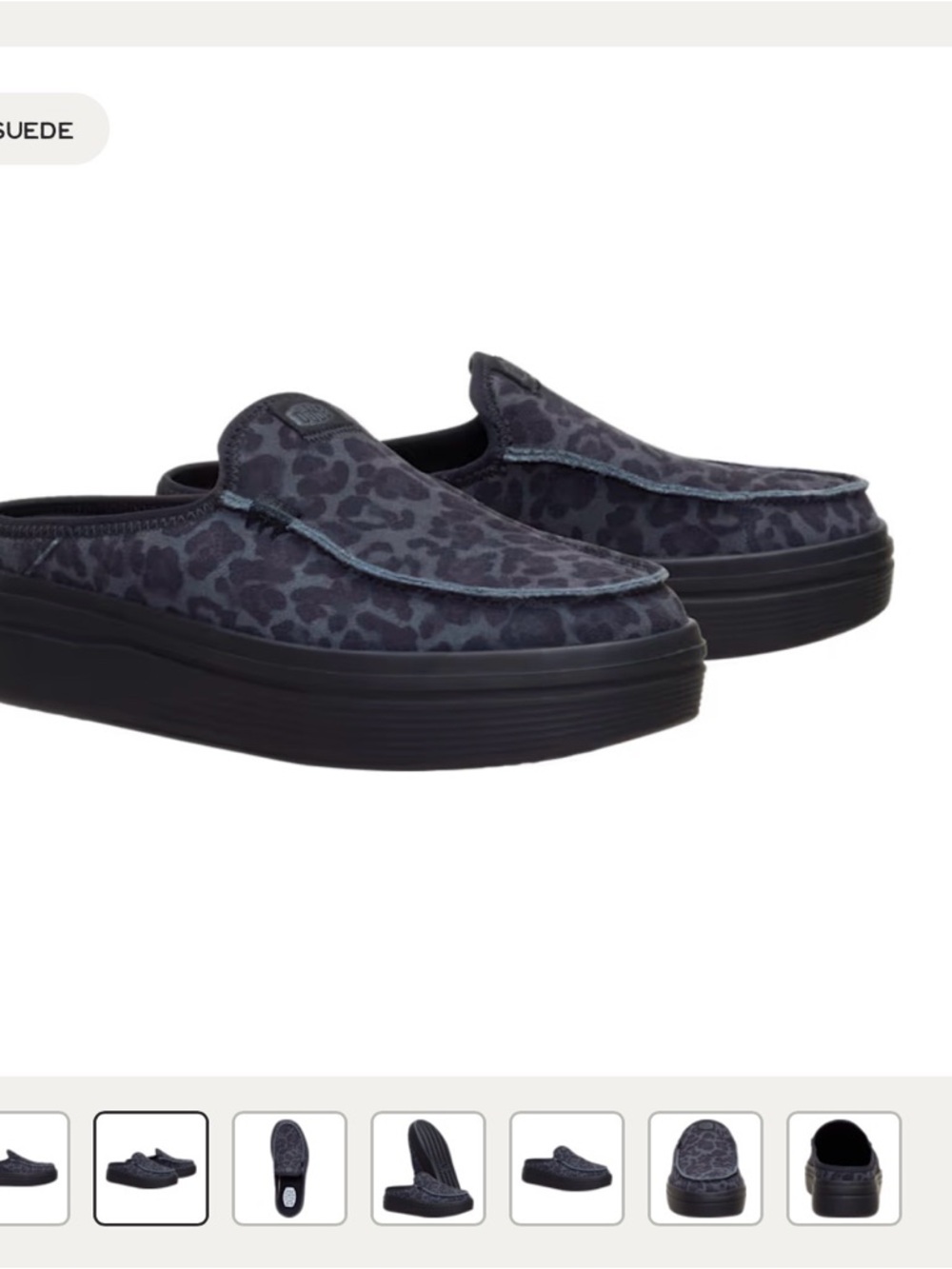 Hey Dude Women’s Austin Lift black Leopard